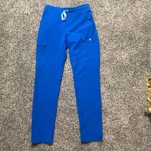 Figs Yola Blue Skinny Scrub Pants XXS